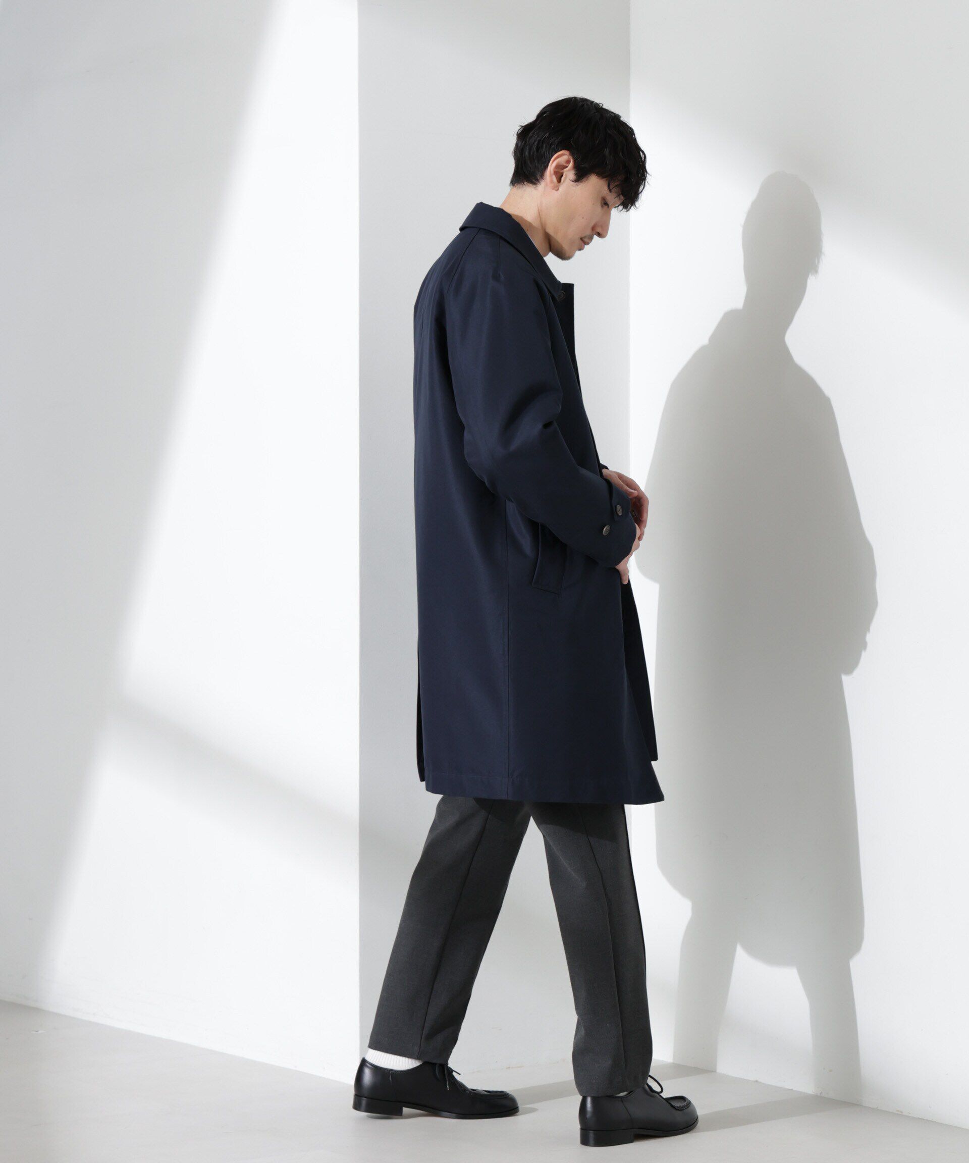 nano･universe「撥水ギャバラグランステンカラーコート」|その他|