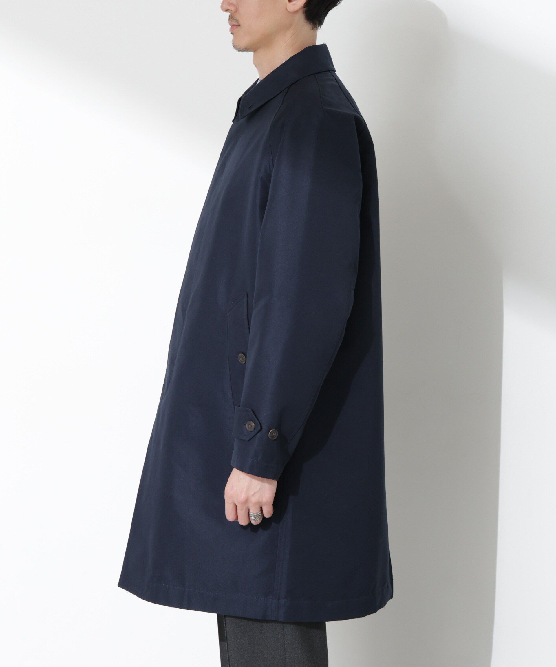 nano･universe「撥水ギャバラグランステンカラーコート」|その他|