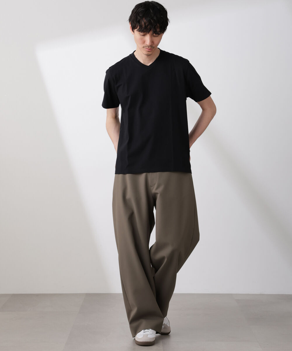 nano･universe「｢SOIGNE｣ECOPET(R)&times;AEROツイルストレッチチノスラックス」|チノ|