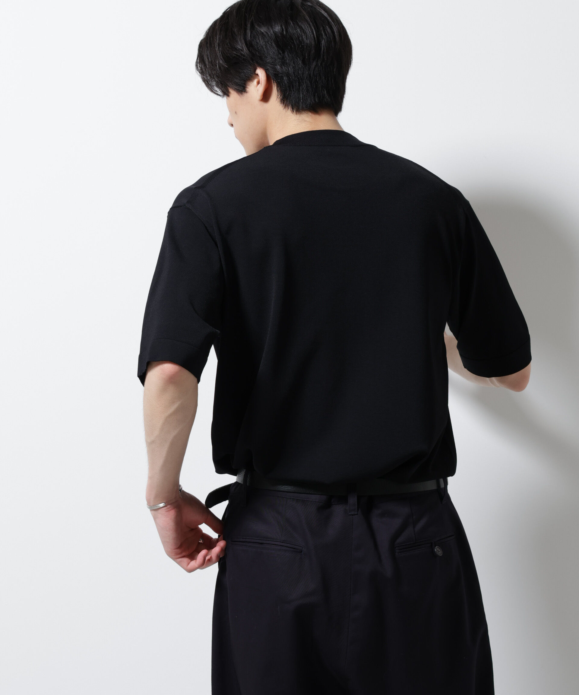 nano･universe「｢ELITE 7 FUNCTION｣モックネックニット」|ニット・セーター|