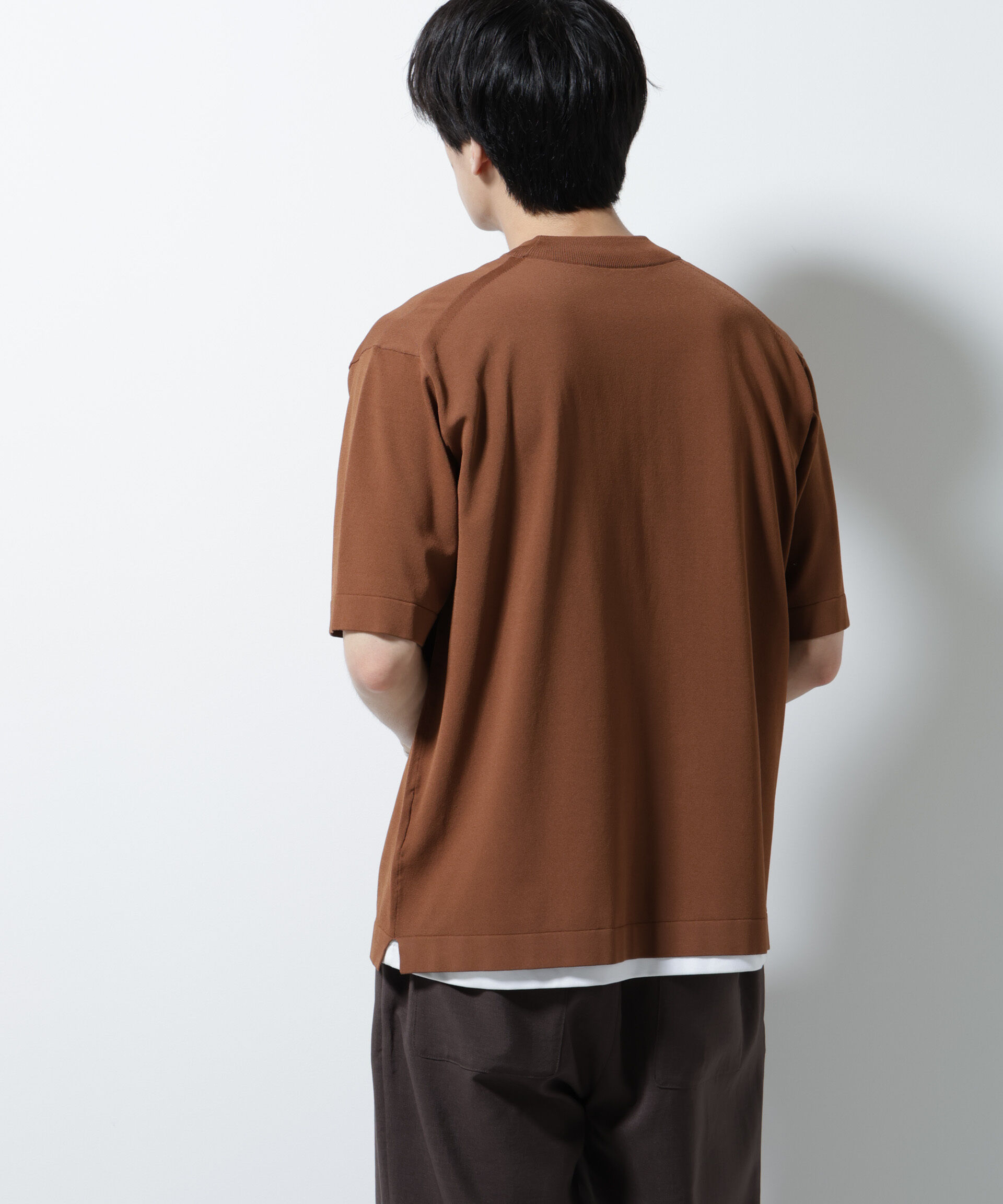 nano･universe「｢ELITE 7 FUNCTION｣モックネックニット」|ニット・セーター|