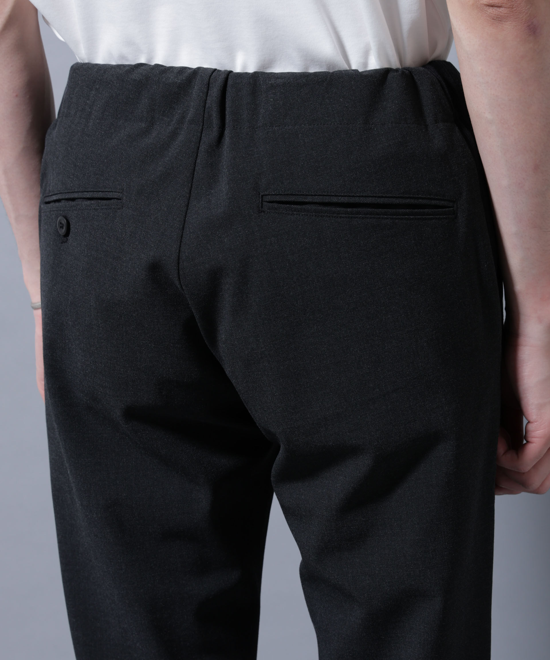 nano･universe「サイドリブストレッチイージーパンツ」|チノ|