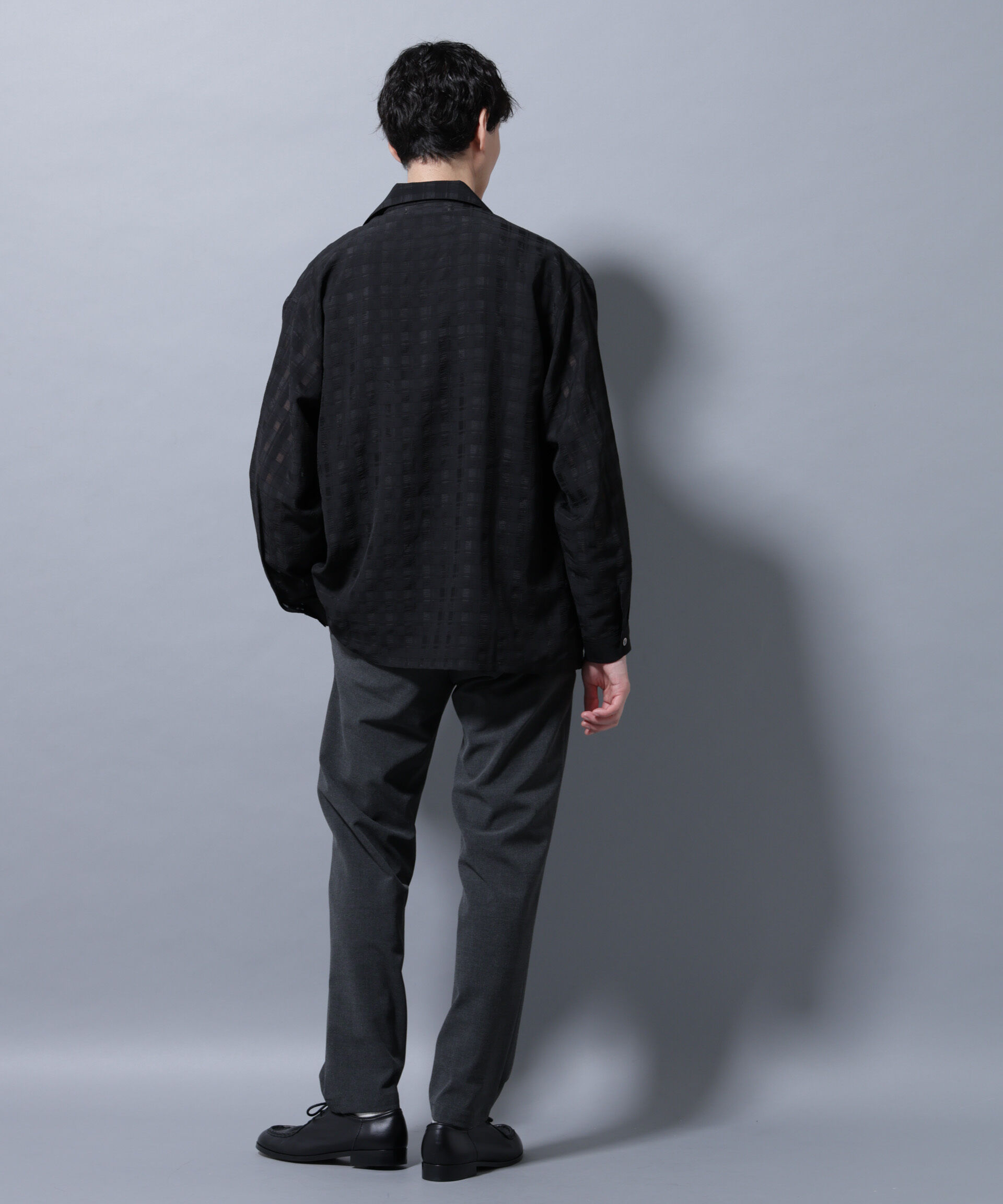 nano･universe「サイドリブストレッチイージーパンツ」|チノ|