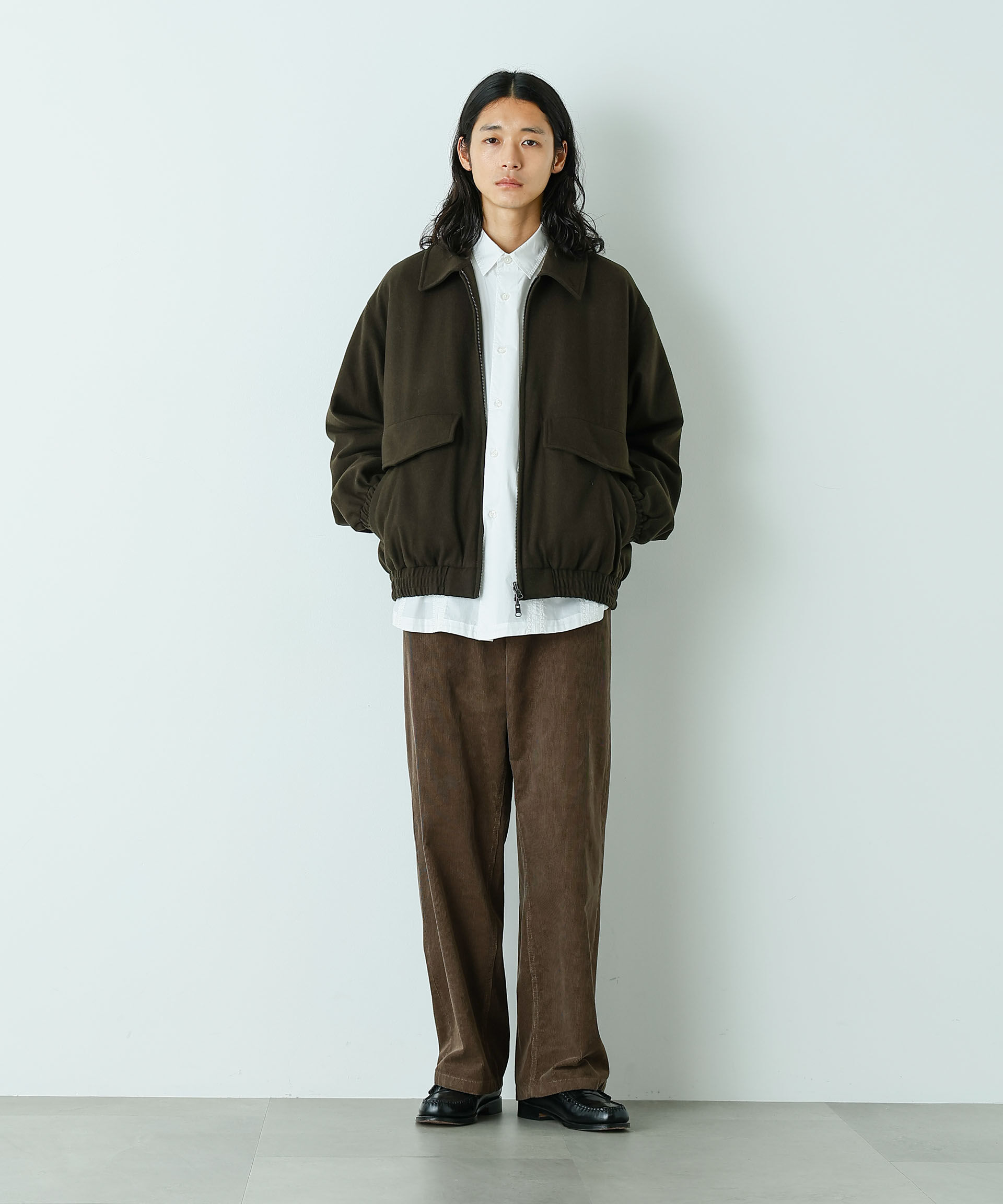 nano･universe「「HOTEL PALACE」ルーズシルエットスイングトップ」|ブルゾン・スタジャン|