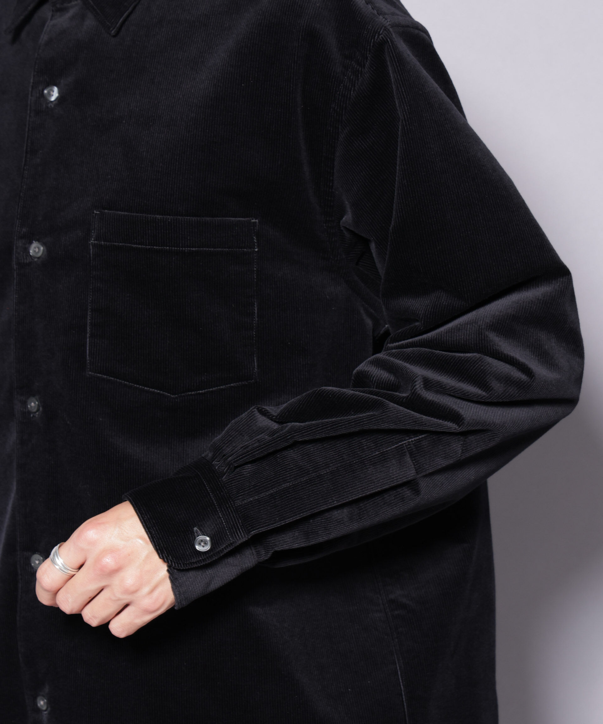 nano･universe「AIRコーデュロイ レギュラーカラーシャツ/STRETCH」|シャツ・ブラウス|
