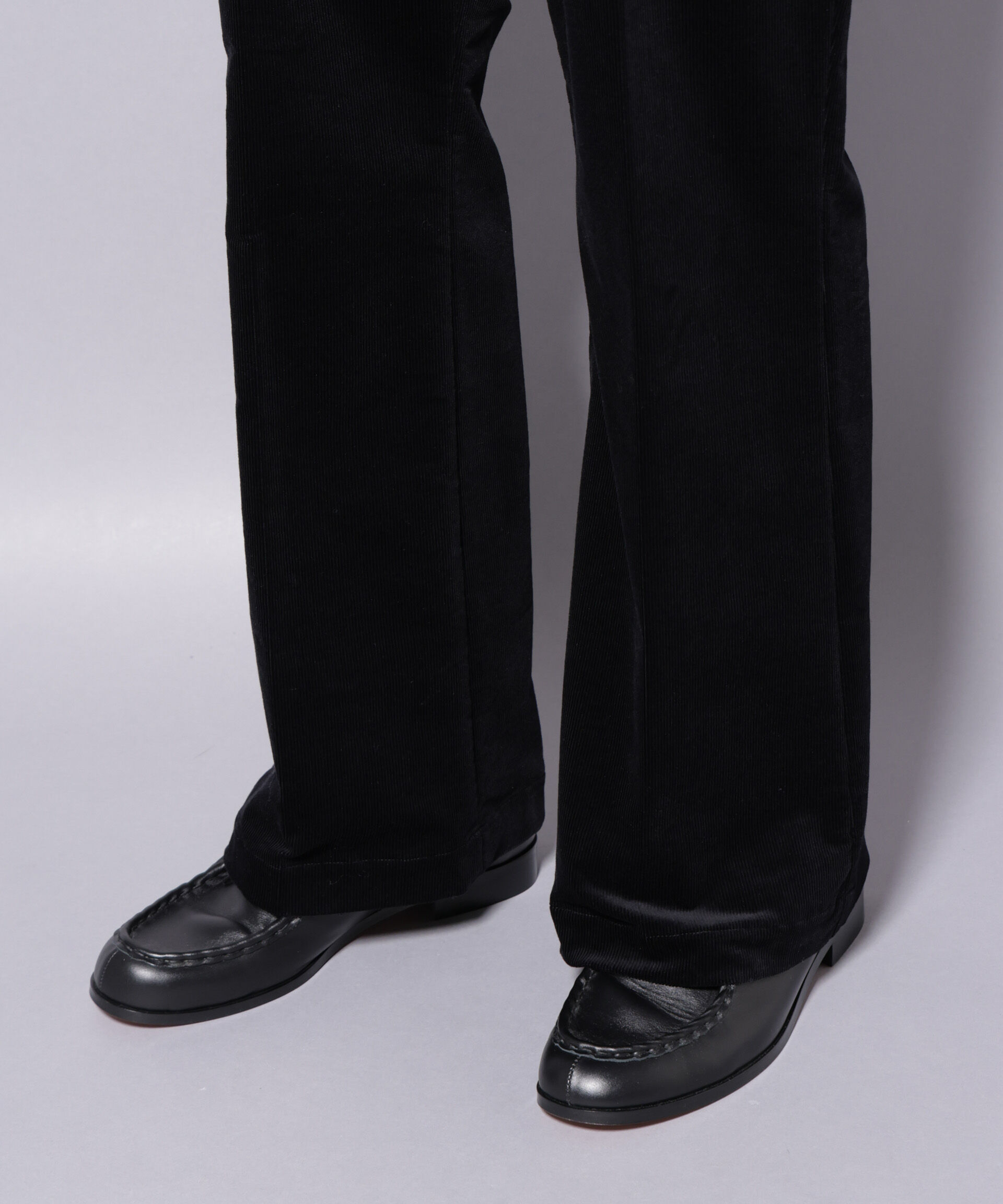 nano･universe「AIRコーデュロイ ライトフレアパンツ/STRETCH（セットアップ可）」|チノ|