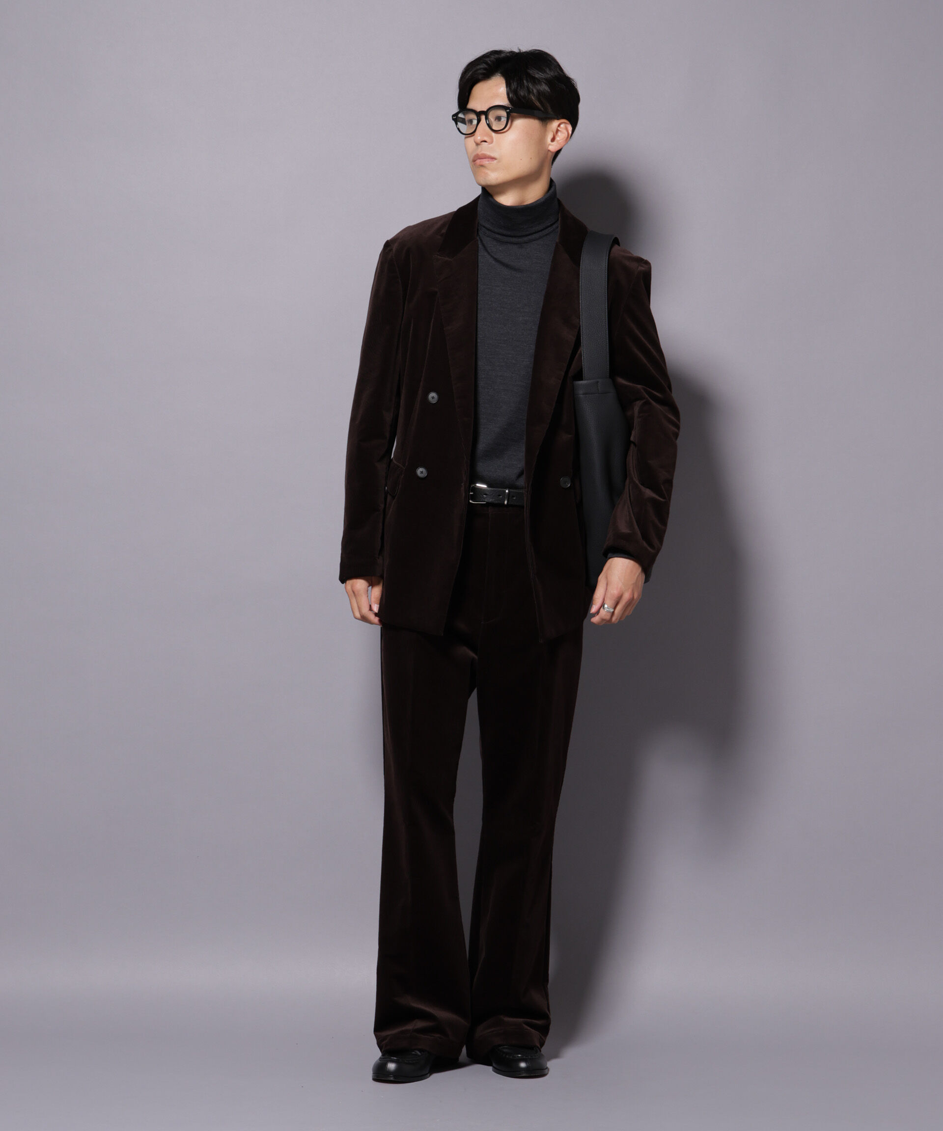 nano･universe「AIRコーデュロイ ライトフレアパンツ/STRETCH（セットアップ可）」|チノ|