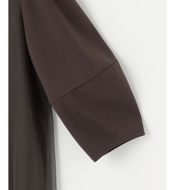 any SiS「【洗える】カットジョーゼットチュール トップス」|シャツ・ブラウス|