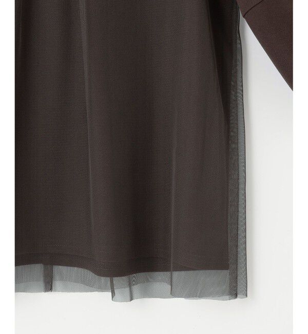 any SiS「【洗える】カットジョーゼットチュール トップス」|シャツ・ブラウス|