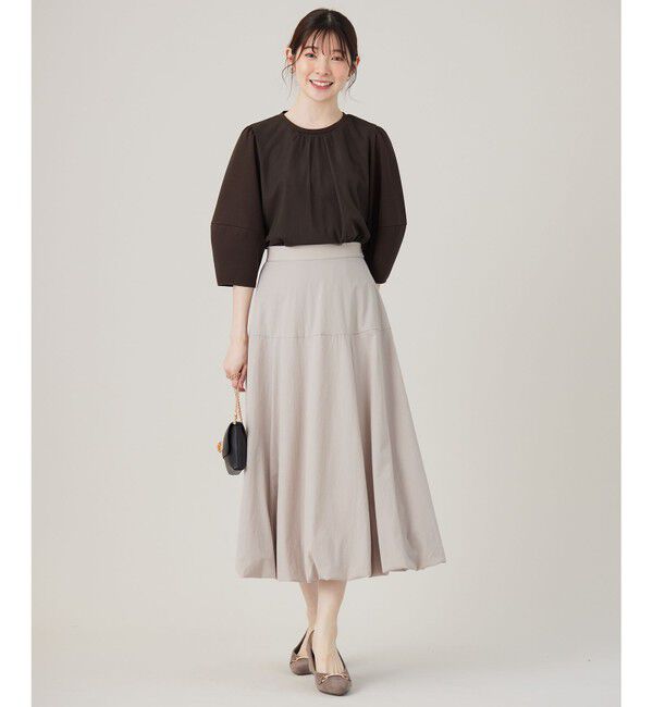 any SiS「【洗える】カットジョーゼットチュール トップス」|シャツ・ブラウス|