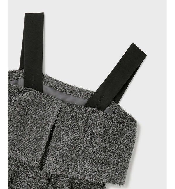  「カットジャガードサロペット」|オールインワン|