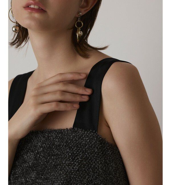  「カットジャガードサロペット」|オールインワン|