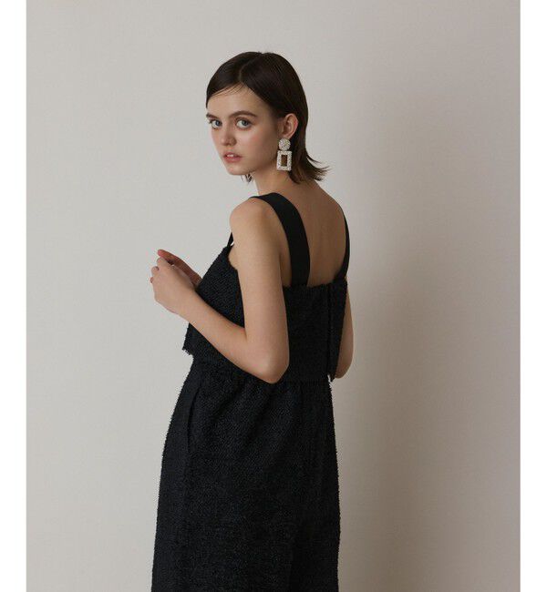  「カットジャガードサロペット」|オールインワン|