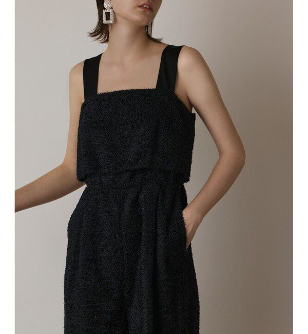  「カットジャガードサロペット」|オールインワン|