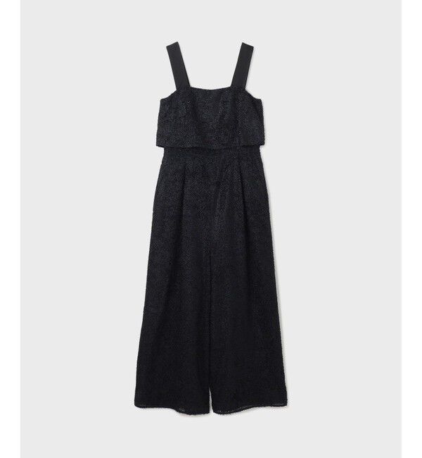  「カットジャガードサロペット」|オールインワン|