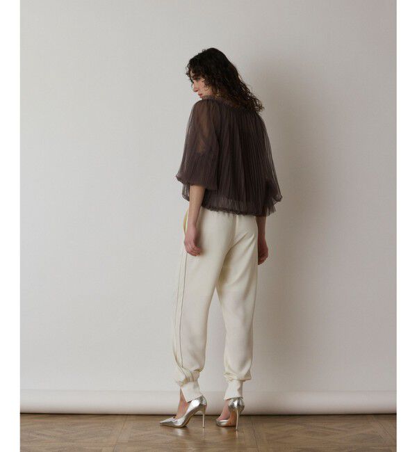  「チュールプリーツトップ」|シャツ・ブラウス|