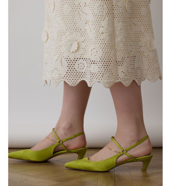 GRACE CONTINENTAL「クロシュ刺繍スカート」|スカート|