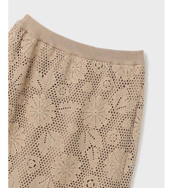 GRACE CONTINENTAL「クロシュ刺繍スカート」|スカート|