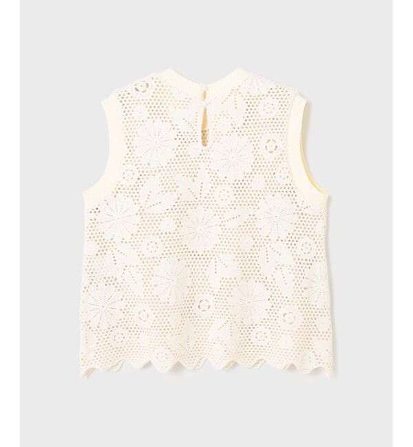 GRACE CONTINENTAL「クロシュ刺繍トップ」|Tシャツ・カットソー|