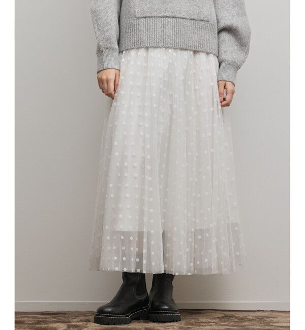 Diagram「フロッキードットプリーツスカート」|スカート|