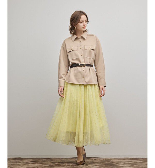 Diagram「フロッキードットプリーツスカート」|スカート|