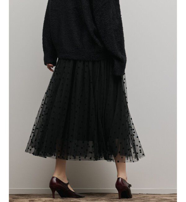 Diagram「フロッキードットプリーツスカート」|スカート|