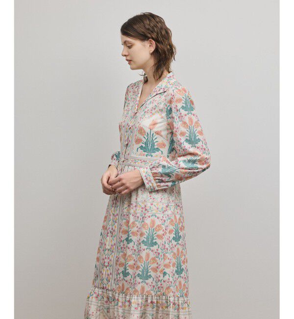 GRACE CONTINENTAL「フラワーパターンプリントワンピース」|ワンピース|