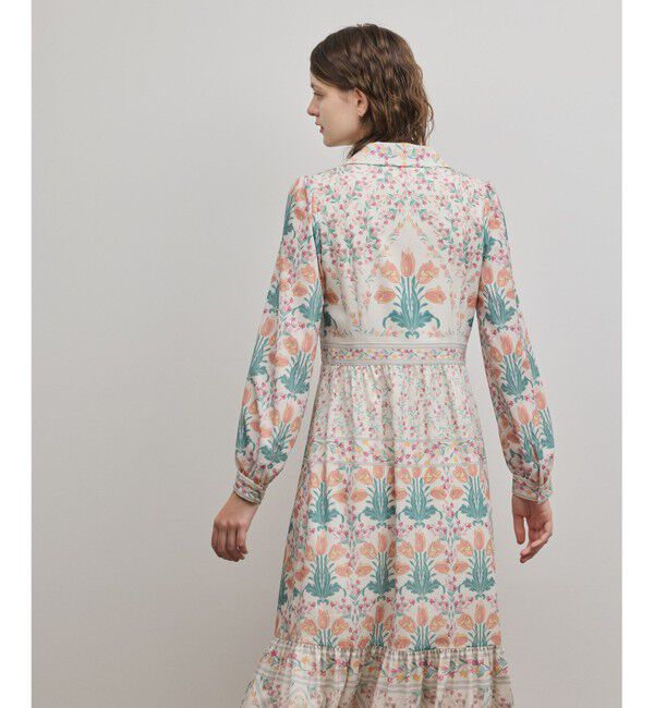 GRACE CONTINENTAL「フラワーパターンプリントワンピース」|ワンピース|