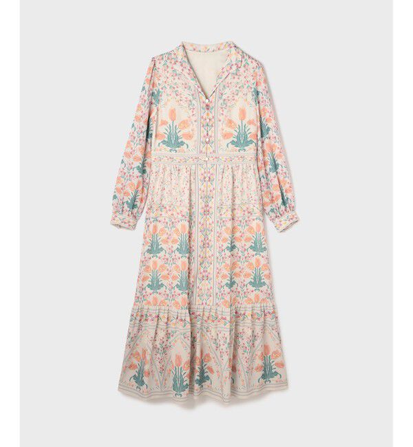 GRACE CONTINENTAL「フラワーパターンプリントワンピース」|ワンピース|