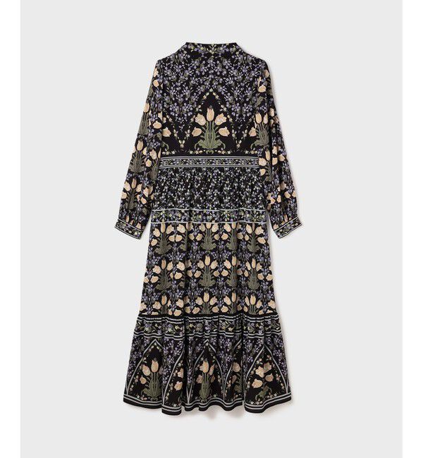 GRACE CONTINENTAL「フラワーパターンプリントワンピース」|ワンピース|