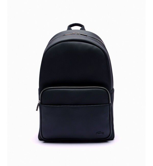 LACOSTE「RFID機能搭載 メンズクラシック ポケットバックパック」|リュック|ブラック