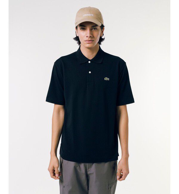 LACOSTE「リヨセルブレンドミニマルポロシャツ」|ポロシャツ|ブラック