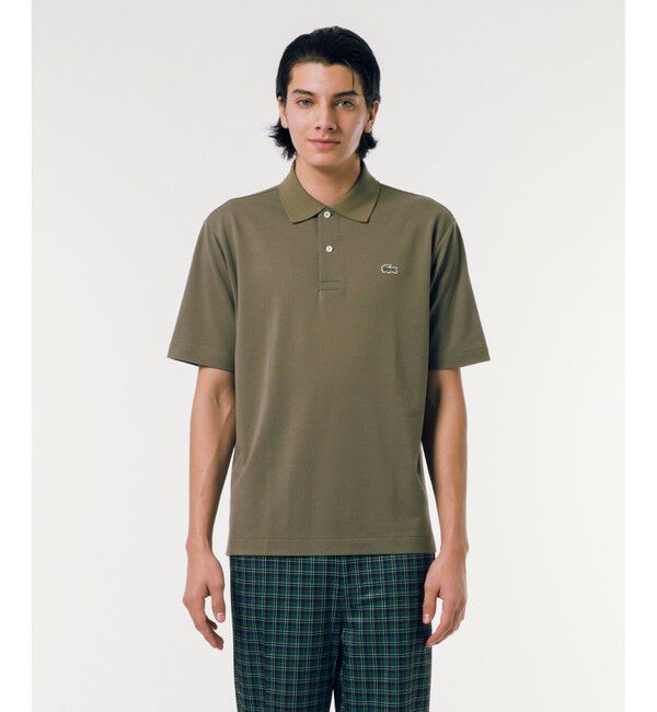 LACOSTE「リヨセルブレンドミニマルポロシャツ」|ポロシャツ|モスグリーン