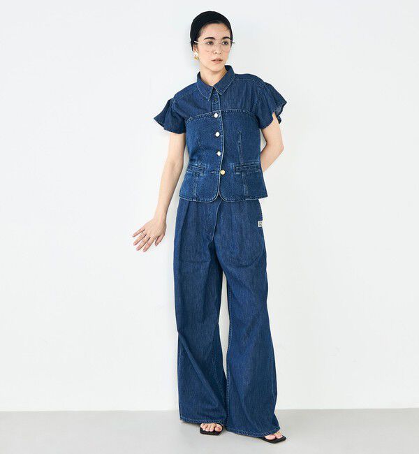 Rie Miller「【RM denim】2WAYデニムビスチェ」|キャミソール|