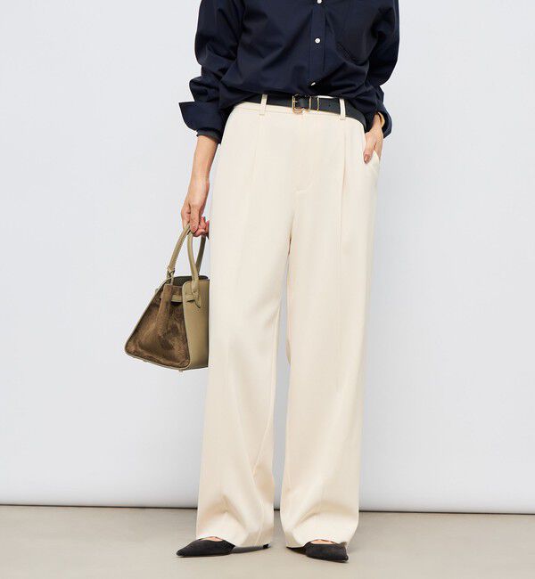 NOLLEY'S sophi「ウォッシャブル強撚ツイルワイドパンツ」|その他|
