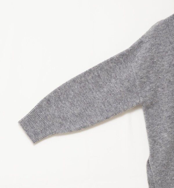 NOLLEY'S sophi「《手洗い可能》モヘヤスパンコールVネックプルオーバー」|ニット・セーター|