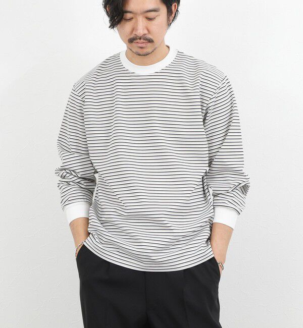 NOLLEY'S goodman「シルケットボーダーロンＴ 26SS」|Tシャツ・カットソー|