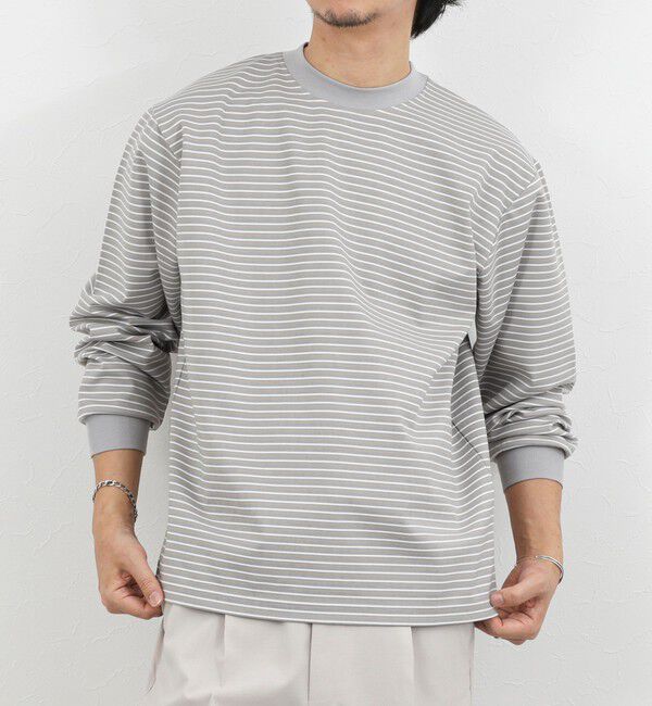 NOLLEY'S goodman「シルケットボーダーロンＴ 26SS」|Tシャツ・カットソー|