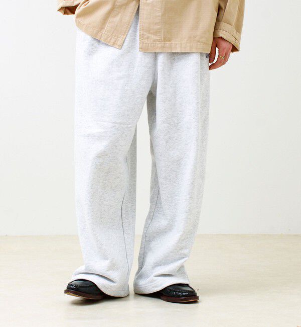GLOSTER「【DISCUS】裏毛ワイドスウェットパンツ」|その他|