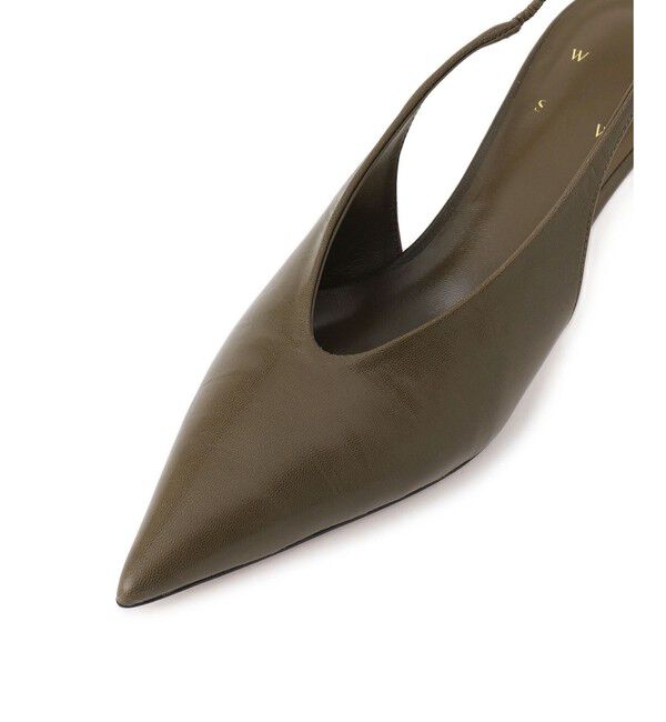 SALON adam et rope'「【W S（ドゥーブル）】ゴートレザーバックストラップパンプス」|パンプス|