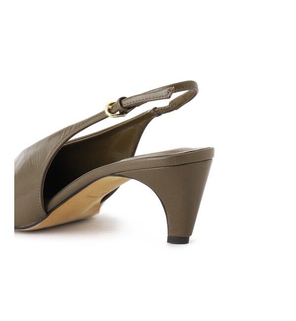 SALON adam et rope'「【W S（ドゥーブル）】ゴートレザーバックストラップパンプス」|パンプス|