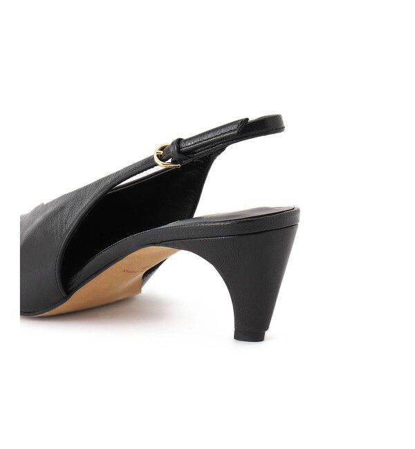 SALON adam et rope'「【W S（ドゥーブル）】ゴートレザーバックストラップパンプス」|パンプス|