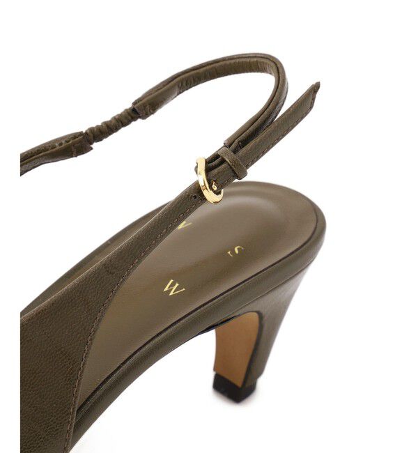 SALON adam et rope'「【W S（ドゥーブル）】ゴートレザーバックストラップパンプス」|パンプス|