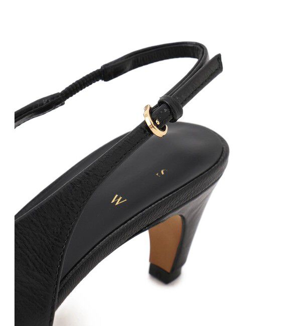 SALON adam et rope'「【W S（ドゥーブル）】ゴートレザーバックストラップパンプス」|パンプス|