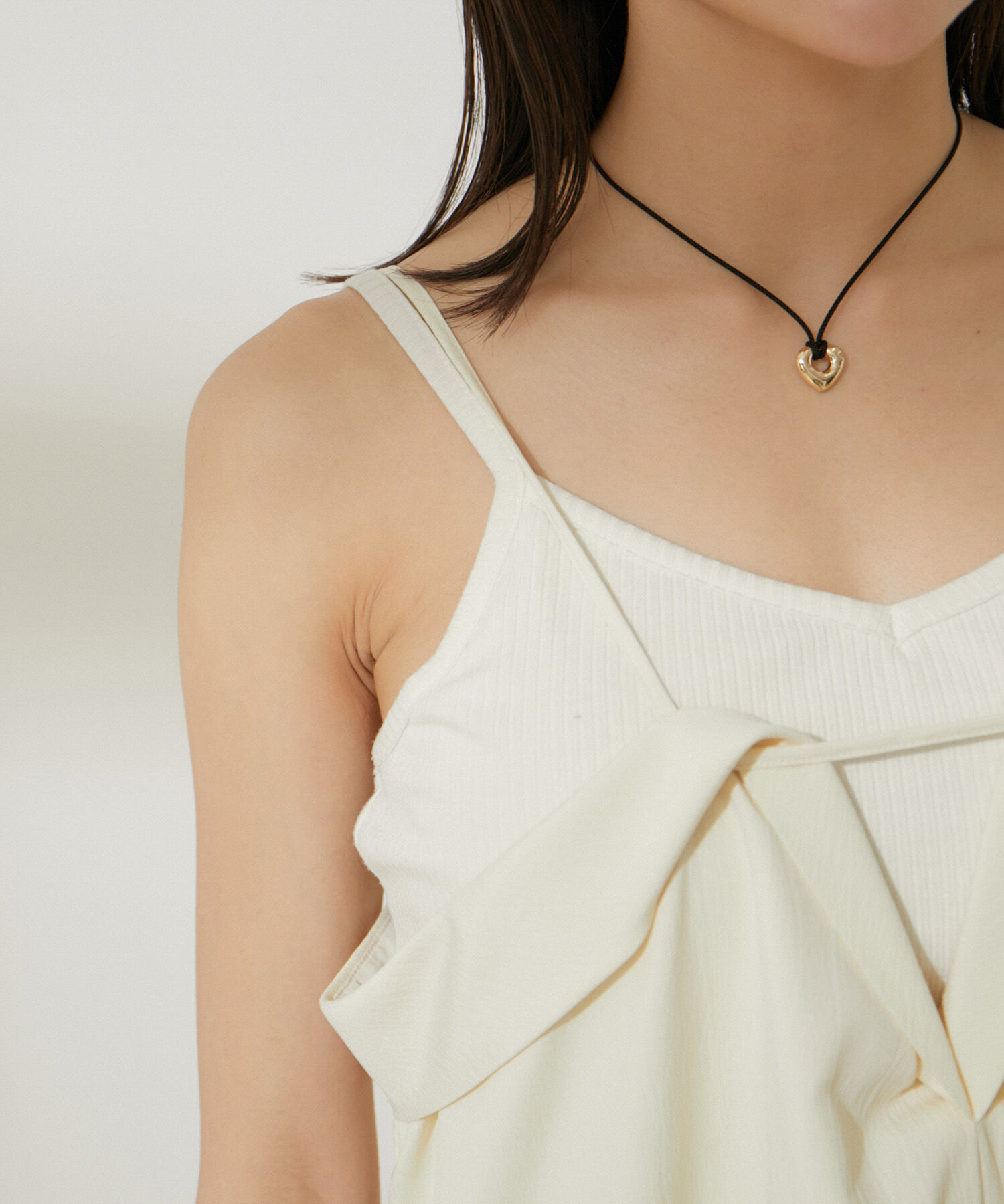 VIS「レイヤーデザインキャミワンピース【洗える】」|ワンピース|