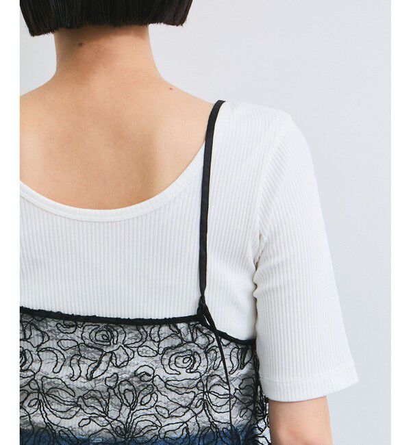 VIS「コードレース柄アソートビスチェ」|キャミソール|