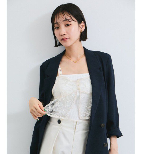 VIS「コードレース柄アソートビスチェ」|キャミソール|キナリ(16)