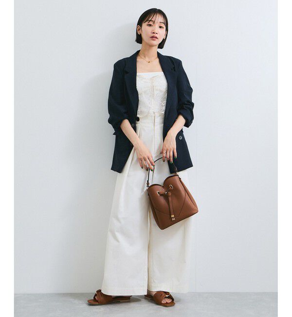 VIS「コードレース柄アソートビスチェ」|キャミソール|