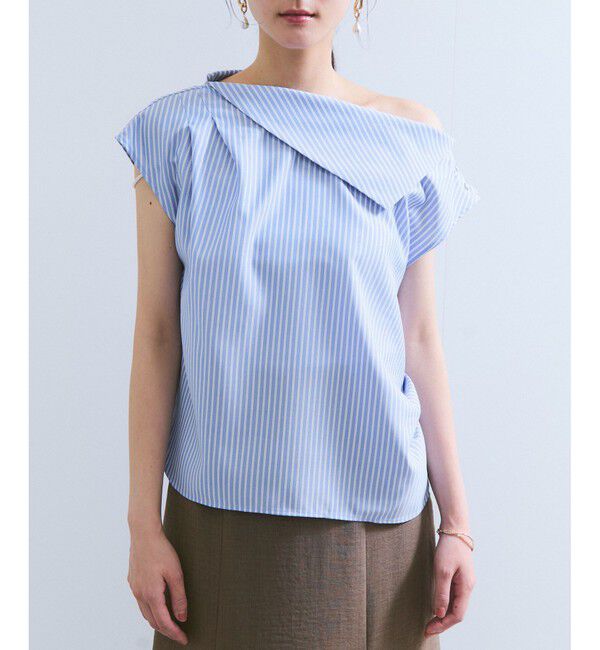 VIS「アシメオフショルブラウス」|シャツ・ブラウス|