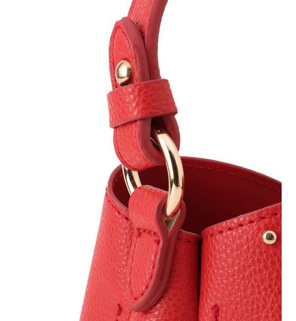 VIS「ラインストーン＆スタッズハートカットバッグ」|ショルダー・メッセンジャー|